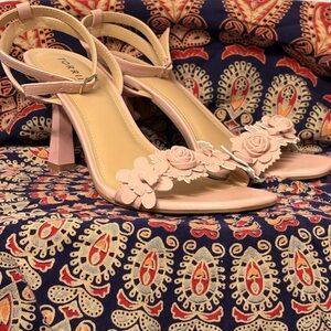 Torrid Blush Floral Heeled Sandals